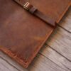 Personalized Leather Macbook Air 13 inch Case Sleeve - Image 2