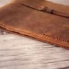 Personalized Leather Macbook Air 13 inch Case Sleeve - Image 4