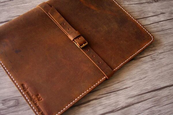 Leather Macbook Air Cover Case Laptop Sleeve - Image 3