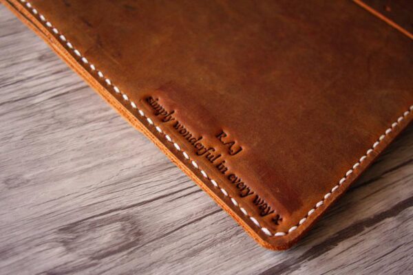 Leather Macbook Air Cover Case Laptop Sleeve - Image 4