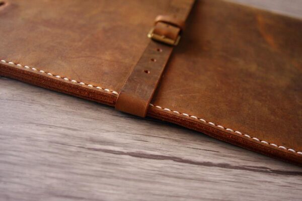 Leather Macbook Air Cover Case Laptop Sleeve - Image 5