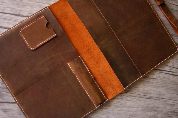 Leather Macbook Air Cover Case Laptop Sleeve - Image 6