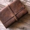 Vintage Leather Writing Notebook