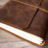Vintage Leather Writing Notebook - Image 2