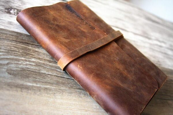 Vintage Leather Writing Notebook - Image 5