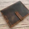 Rustic Leather Journal Personalized Notebook Cover - Image 3