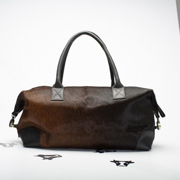 Full Fur Cowhide Traveller Bag - Image 2