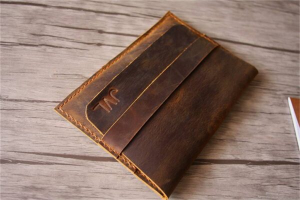 Handcrafted Brown Leather Kindle Oasis Cover Sleeve