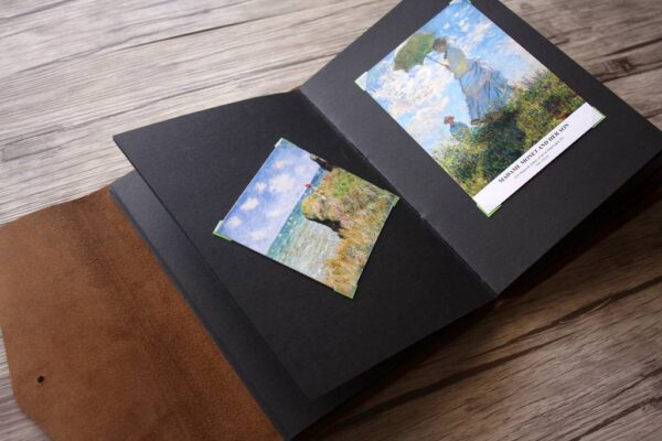 Custom Leather Picture Wedding Guest Book - Image 10