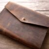 Leather Rustic Birthday Guest Book Photo Album