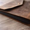 Leather Rustic Birthday Guest Book Photo Album - Image 4