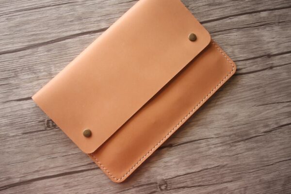 Personalized Leather Kindle Paperwhite Case Sleeve - Image 4