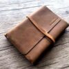 Engraved Leather Baby Scrapbook Album Photo Book