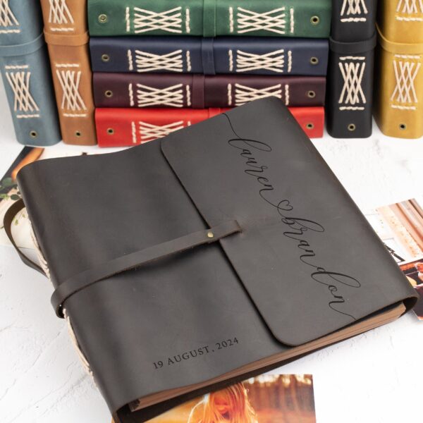 Personalized Leather Memory Books - Image 4