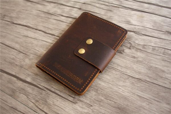 Easy-use Leather Small Refillable Notebook - Image 3