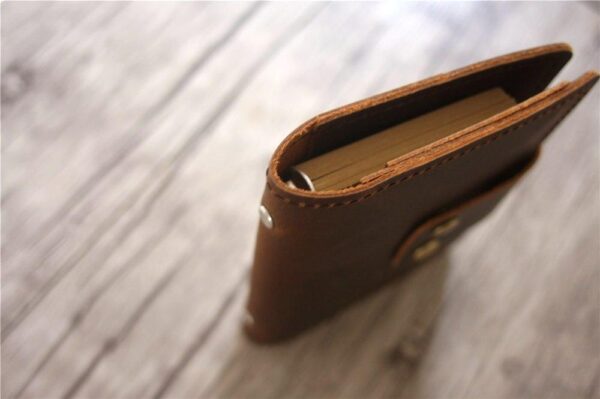 Easy-use Leather Small Refillable Notebook - Image 5