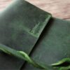 Refillable Green Leather Journal - Image 4