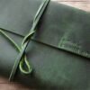 Refillable Green Leather Journal - Image 5