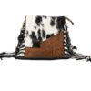 Cowhide Purse Crossbody Handbag Clutch - Image 5