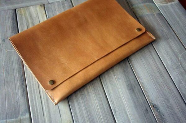 Handmade Leather Surface Laptop Sleeve Covers - Image 4