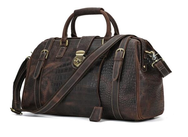 Genuine Leather Duffle Mens Shoulder Bag