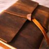 Rustic Embossed Leather Journal - Image 4