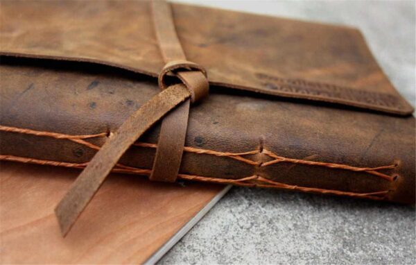 Aged Looking Leather Writing Journals - Image 4