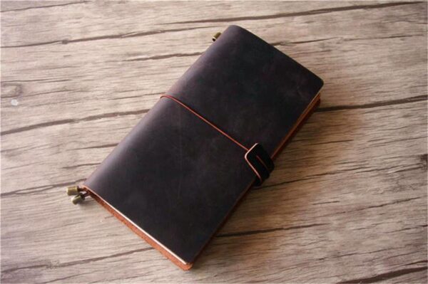 Custom Leather Websters Pages Travelers Notebook