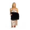 VIVIKA BLACK FOX FUR HAND MUFF - Image 2