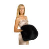VIVIKA BLACK FOX FUR HAND MUFF - Image 4