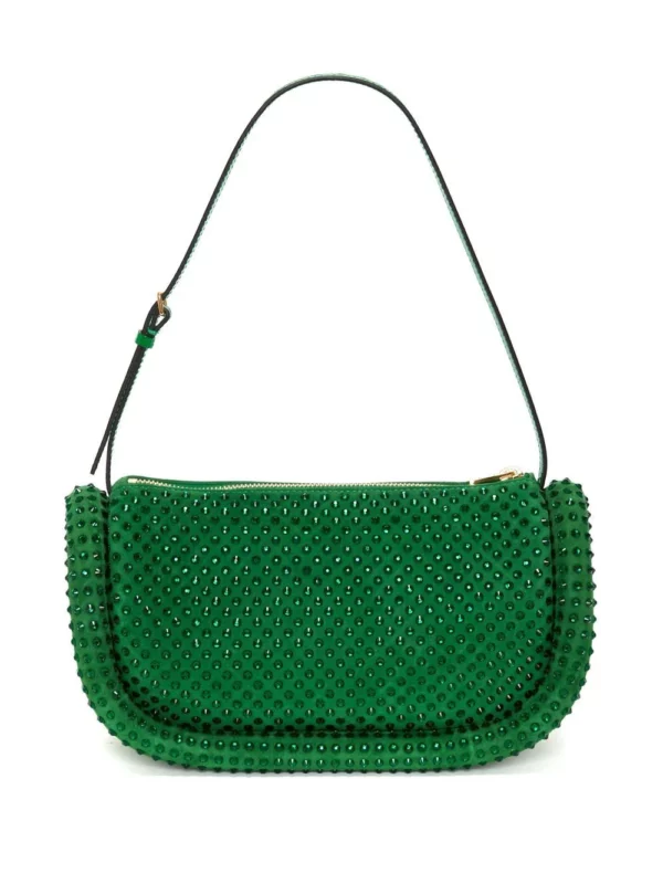 Bumper 15 Crystal Shoulder Bag In Green