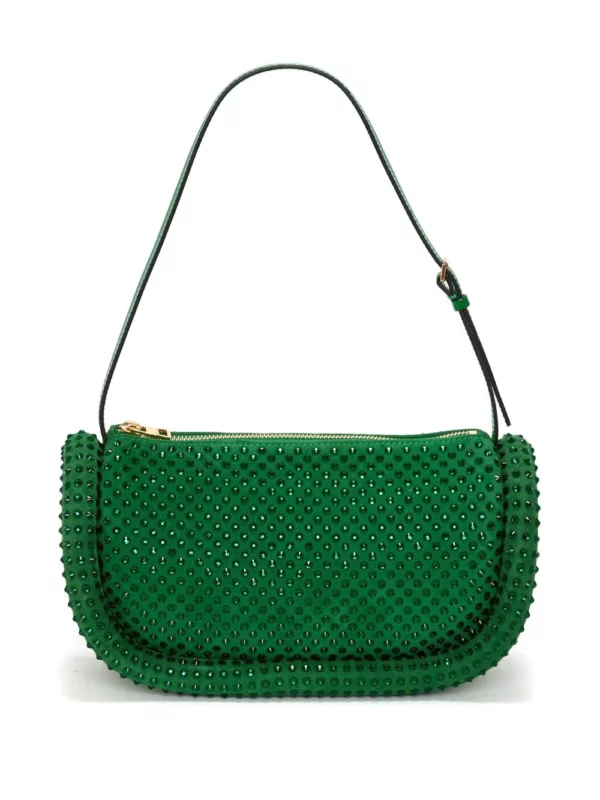 Bumper 15 Crystal Shoulder Bag In Green - Image 2