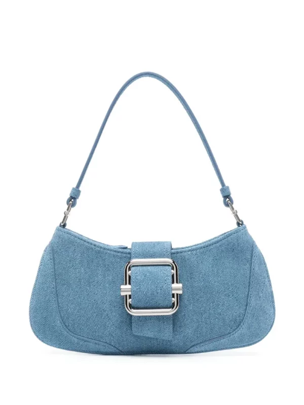 Small Brocle Suede Bag In Blue