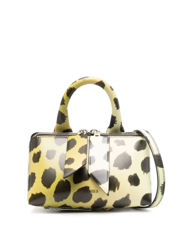 Friday Giraffe-print Tote Bag In Yellow