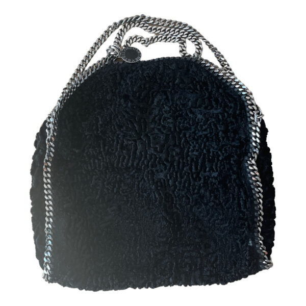 Falabella Faux Fur Tote In Black