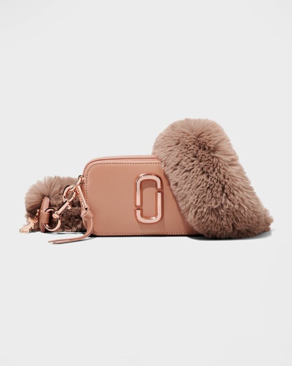 The Snapshot Faux-fur Shoulder Bag In Sunkissed